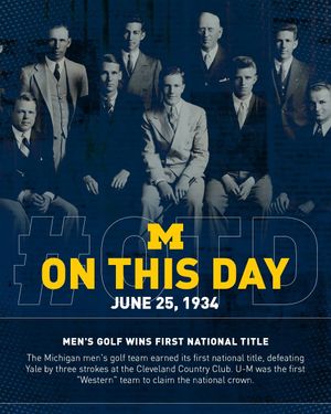 Image post by @umichathletics on Instagram