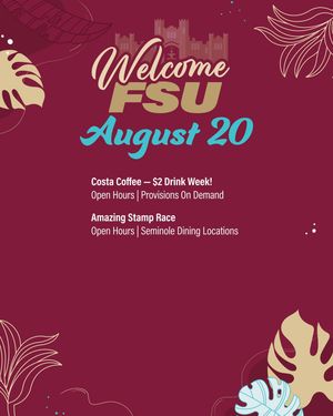 Image post by @fsustudentaffairs on Instagram