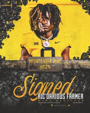 Image post by @wvufootball on Instagram