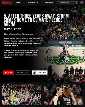 Image post by @seattlestorm on Instagram