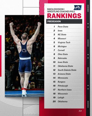 Image post by @ncaawrestling on Instagram