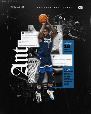 Image post by @UGABasketball on Twitter