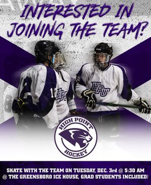 Image post by @highpointud2hockey on Instagram