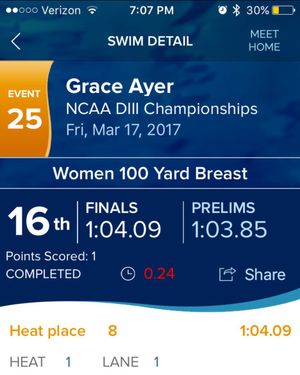 Image post by @ithacaswimdive on Instagram