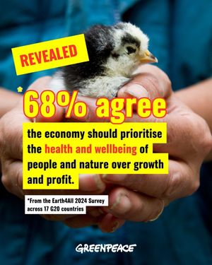 Image post by @greenpeace on Instagram