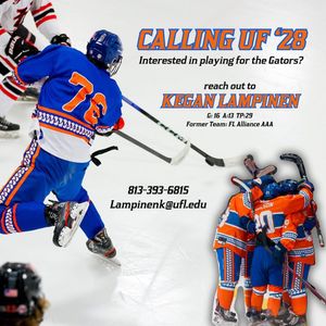 Image post by @ufhockey on Instagram