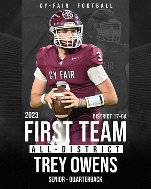 Image post by @TreyOwensQB on Twitter