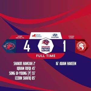 Image post by @sgpremierleague on Instagram