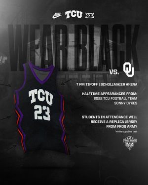 Image post by @TCU_Athletics on Twitter