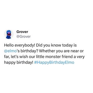 Image post by @sesamestreet on Instagram