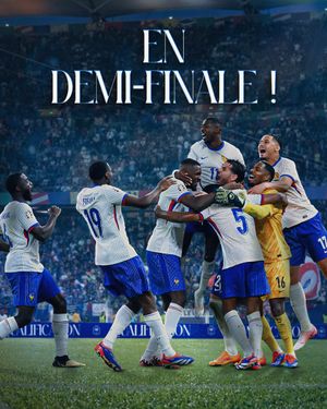 Image post by @equipedefrance on Twitter