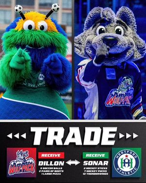 Image post by @HartfordWolfPack on Facebook