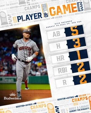 Image post by @astros on Twitter