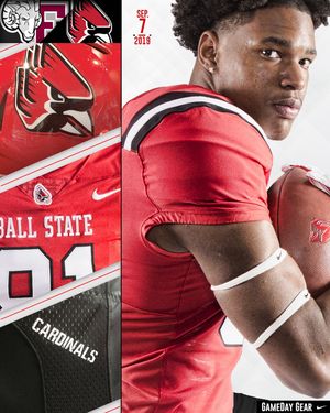 Image post by @ballstatefb on Instagram