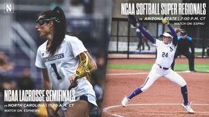 Image post by @NU_Sports on Twitter