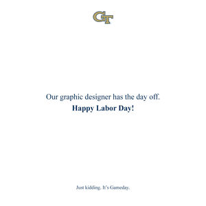 Image post by @gtathletics on Twitter