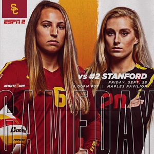 Image post by @uscwomensvolley on Instagram