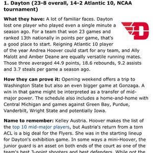 Image post by @daytonwbb on Instagram