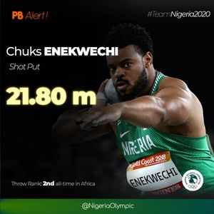 Image post by @nigeriaolympic on Instagram