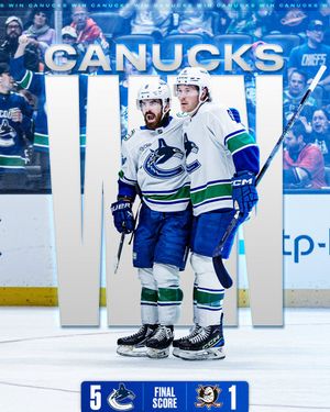 Image post by @Canucks on Twitter
