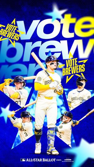 Image post by @Brewers on Twitter