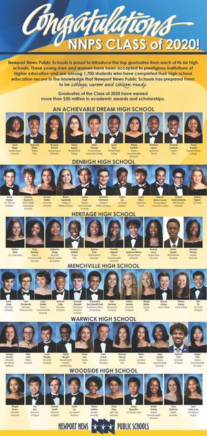 Image post by @nnschools on Twitter
