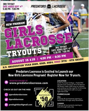 Image post by @predatorslacrosse on Instagram