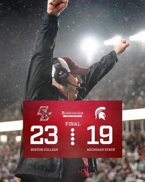 Image post by @BCFootball on Twitter