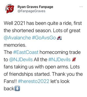 Image post by @RyanGravesFanpage on Facebook