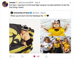 Image post by @uiowa on Instagram