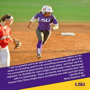 Image post by @lsusoftball on Instagram