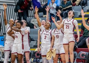 Image post by @ColgateWBB on Twitter