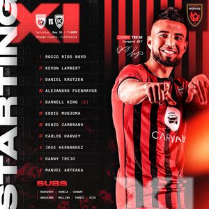 Image post by @PHXRisingFC on Twitter