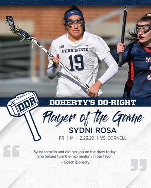 Image post by @pennstatewlax on Instagram
