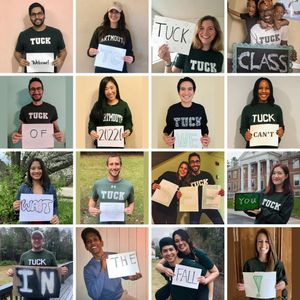 Image post by @tuckschool on Instagram