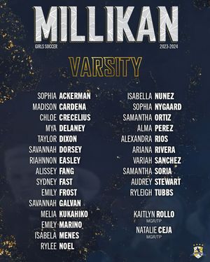 Image post by @millikangirlssoccer on Instagram