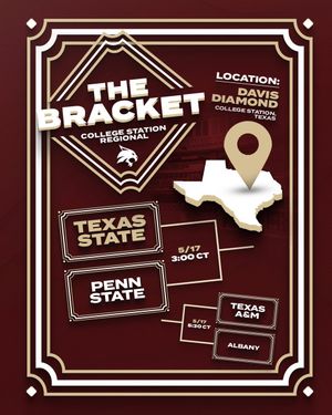 Image post by @TXStateSoftball on Twitter