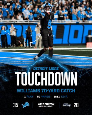 Image post by @Lions on Twitter