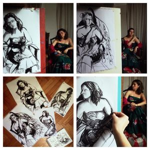 Image post by @monaedulescoart on Instagram