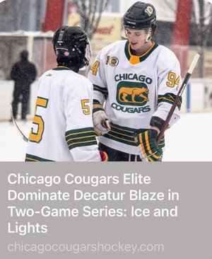 Image post by @chicagocougarshockey on Instagram