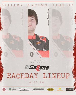 Image post by @SellersRacing on Facebook