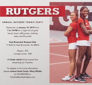 Image post by @rutgerstennis on Instagram
