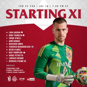 Image post by @TorontoFC on Twitter