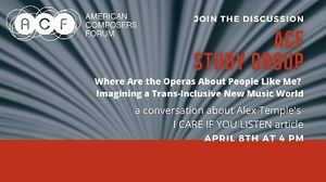 Image post by @americancomposersforum on Instagram