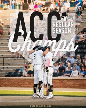 Image post by @WakeBaseball on Twitter