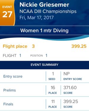 Image post by @ithacaswimdive on Instagram