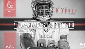 Image post by @ballstatefb on Instagram