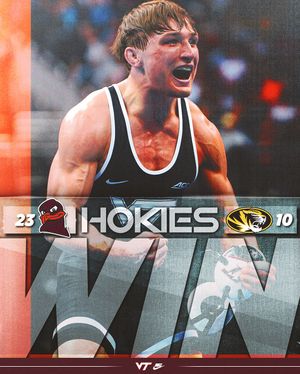 Image post by @hokieswrestling on Instagram