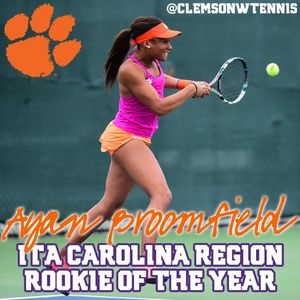 Image post by @clemsonwtennis on Instagram