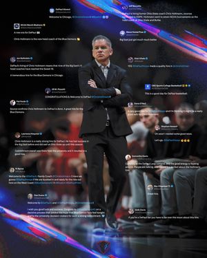 Image post by @depaulhoops on Instagram